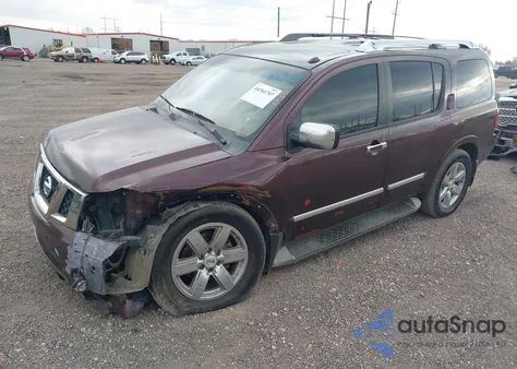 2013 Nissan Armada Platinum z USA, uszkodzony, nr VIN 5N1BA0NF8DN605908